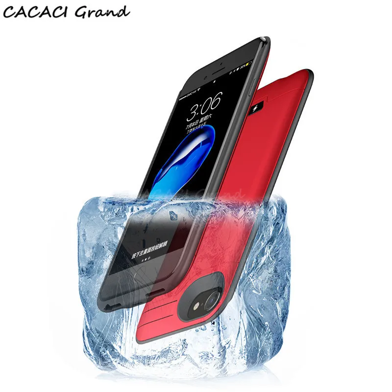 5200/8200 мАч чехол для зарядки аккумулятора большой емкости для iphone 6s 7 8 Внешний аккумулятор чехол для зарядки для iphone 6s 8 7 plus чехол для аккумулятора