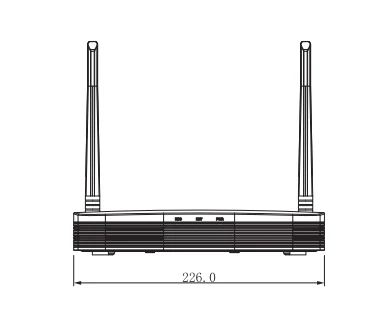 Dahua 4K NVR рекордер 4 канала 8 каналов Смарт 1U Lite H.265 беспроводной сетевой видеорегистратор две антенны H.265