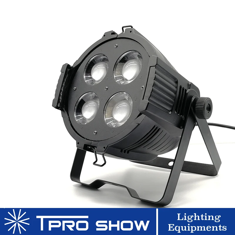 LED PAR COB 4x25 Вт белый цвет регулируемый DMX 512 100 Точечный светильник с затемнением