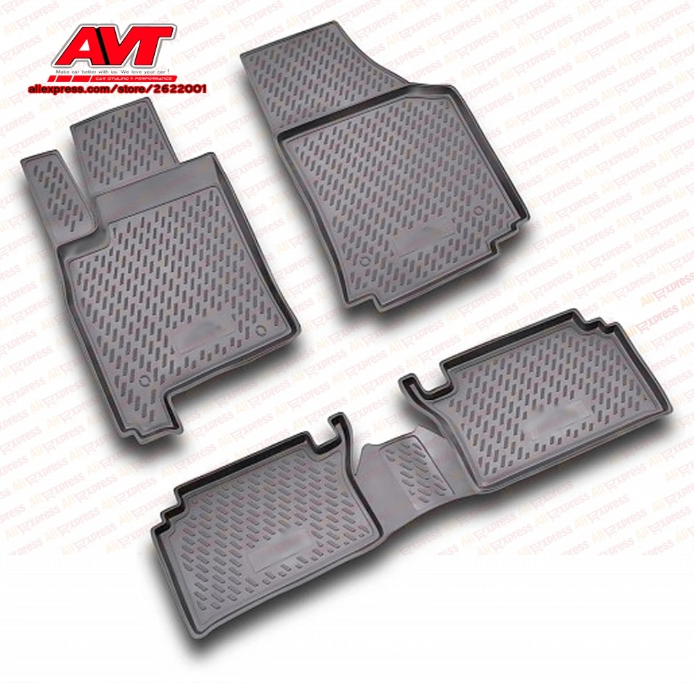 Коврики для Opel Meriva 2002 2010 4 шт. резиновые коврики Нескользящие аксессуары салона