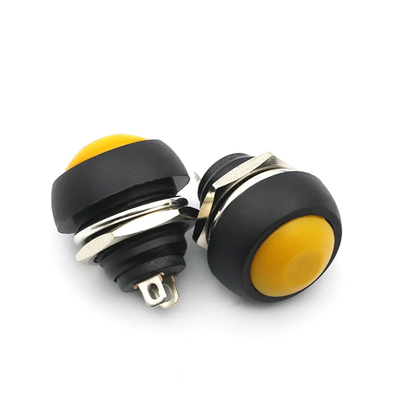 12mm PBS-33B Waterproof Momentary ON OFF Push Button Swithch Mini Round Switch