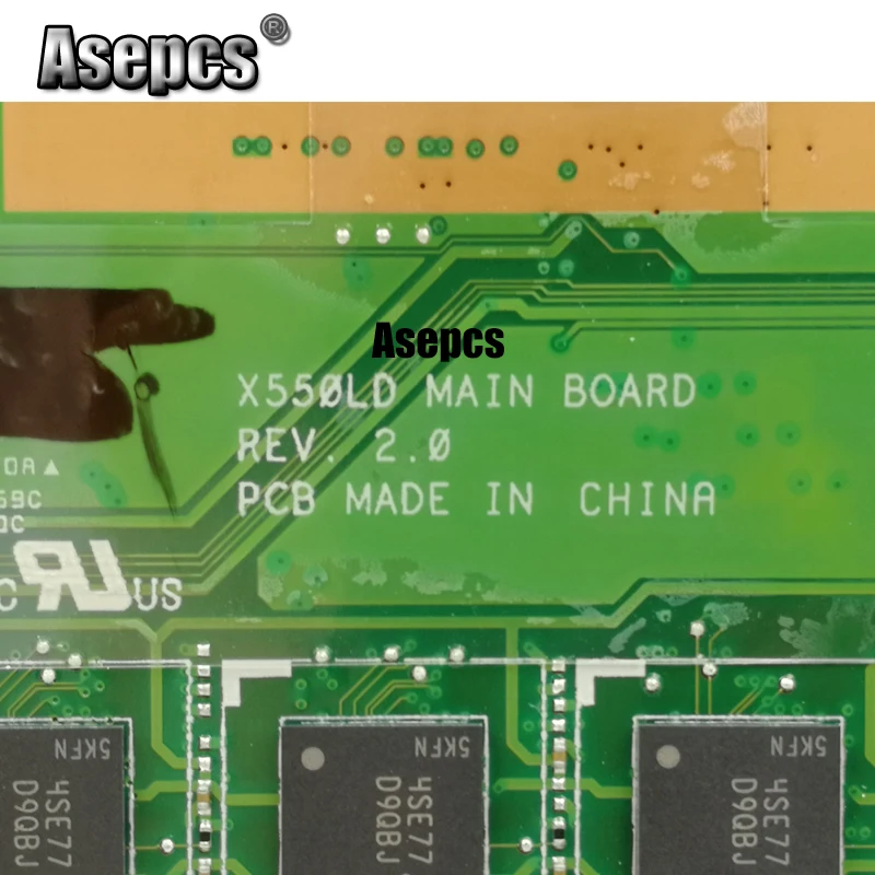 Asepcs X550LD материнская плата для ноутбука For Asus X550LC X550LN X550L тестовая I7 CPU|Материнские