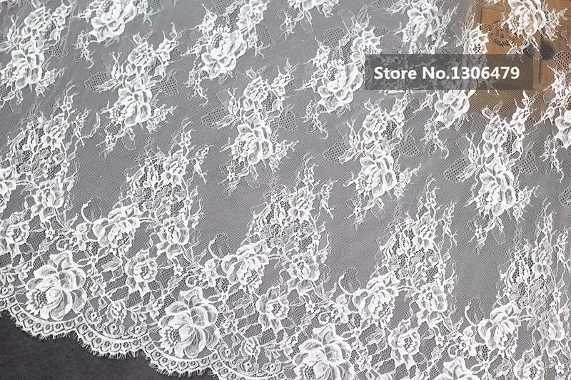 3 м/упак. ширина 70 см белый Diy Изысканный Классический Кружевной декор для ресниц вышивка кружевная ткань RS325
