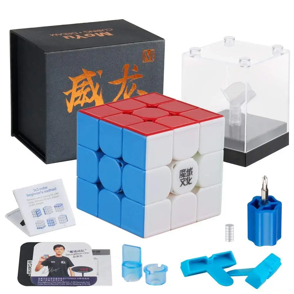 D FantiX MoYu WeiLong GTS3 M 3x3 скоростной куб магнитный Moyu Weilong GTS V3 без наклеек 3x3x3 магический
