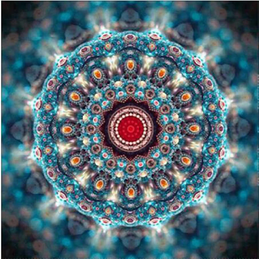 

5d алмазная Живопись Вышивка крестом наборы Алмазная мозаика фотографии Гостиная diy Алмазная вышивка диск с символикой мандалы, ручная рабо...