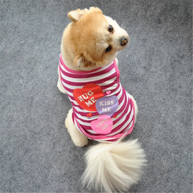 Прямая продажа с фабрики Одежда принтом в виде собак Классический Полосатый