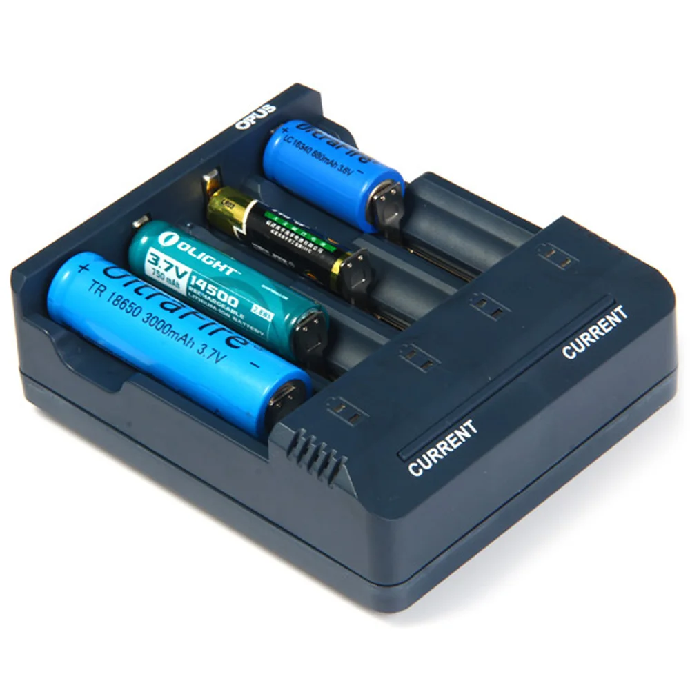 Opus BT C1000 зарядное устройство цифровой 4 слота Li Ion NiCd NiMh Зарядное для AA AAA 18650 17670 18490