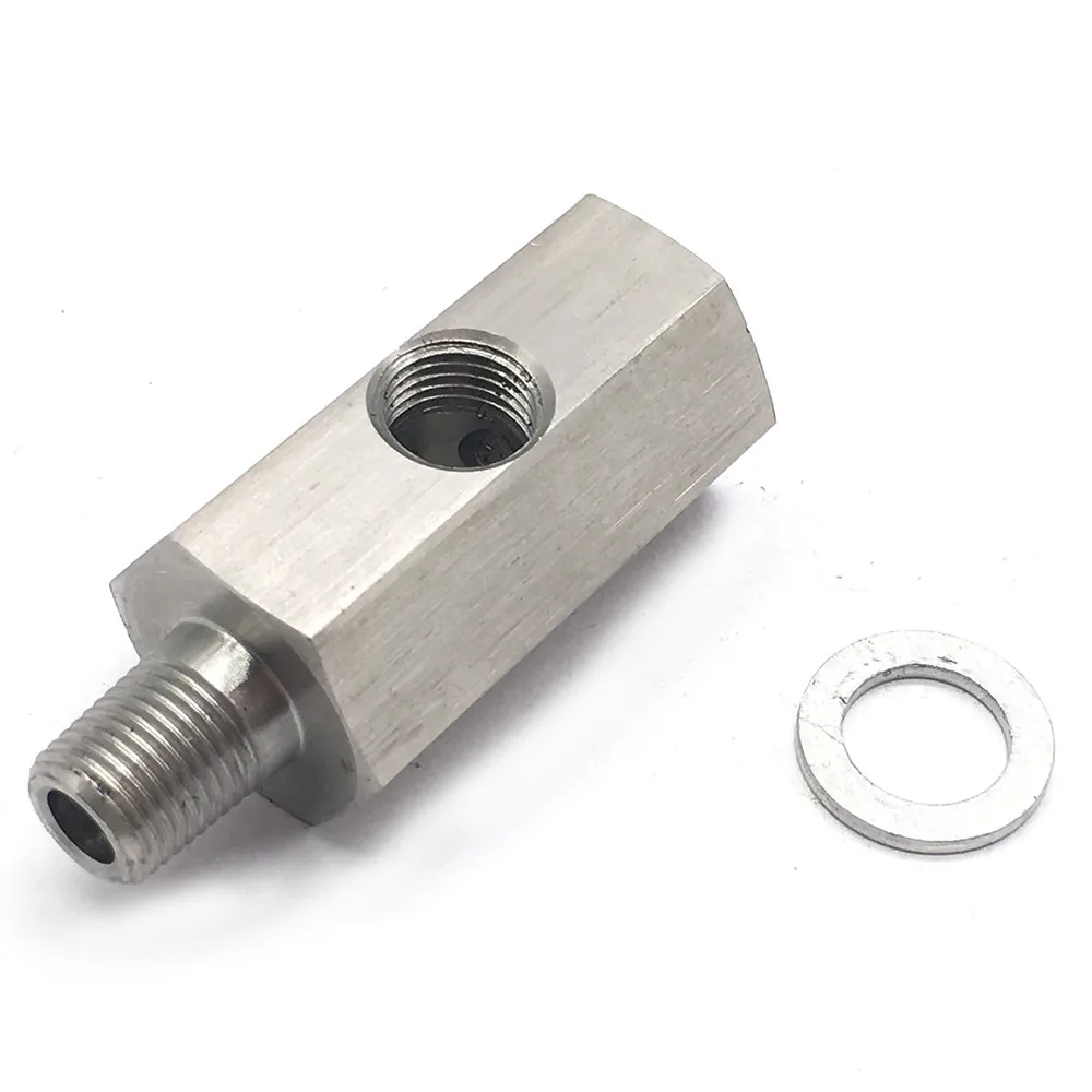 Универсальный 1/8 ''BSPT масла Давление Сенсор футболка до 1/8" ДНЯО адаптер Turbo Питания RSS колеи
