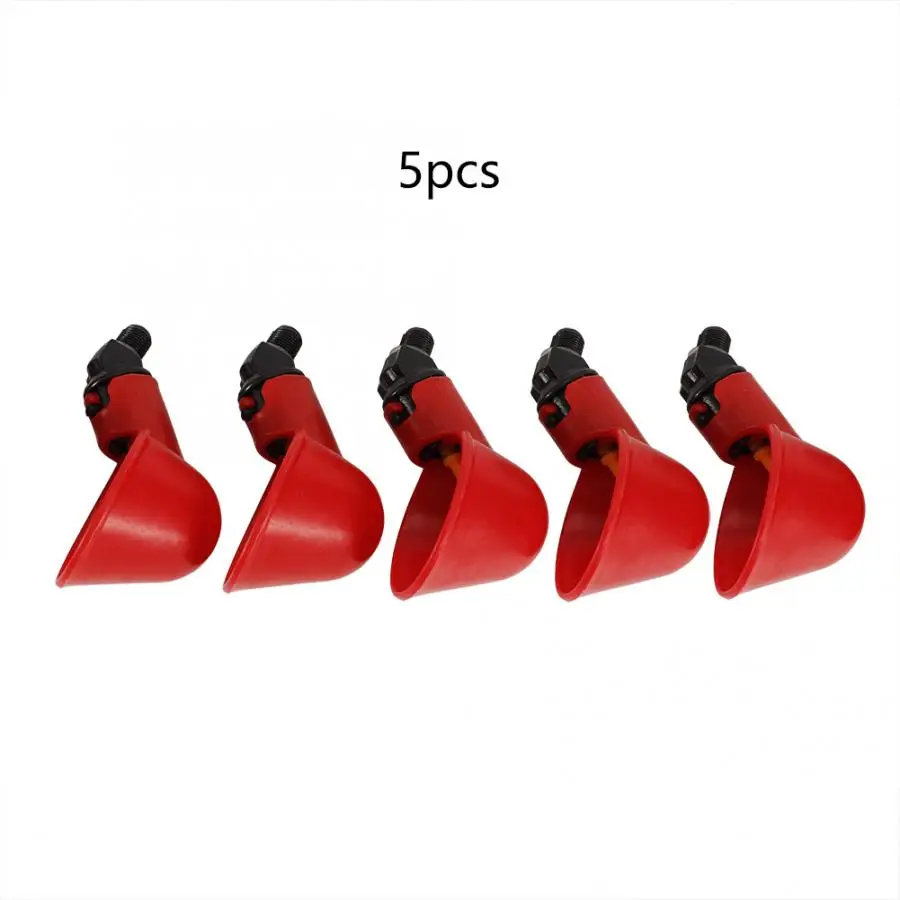 5 шт. автоматическая чаша для питья курицы и птицы чаши воды портативная миска