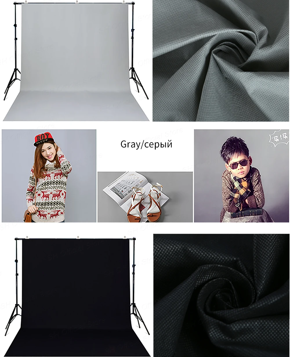 Фотофон 1,6x2 м, зеленый экран, ключ хромы для фотостудии, фон, ручная роспись, нетканый, 10 цветов