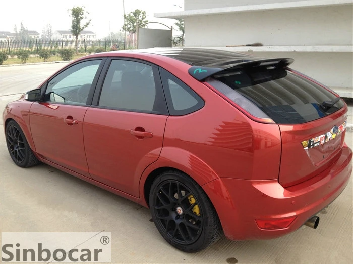 Задний спойлер для Ford Focus Хэтчбек 2005 2011 цветной окрашенный в ABS пластик|Спойлеры и