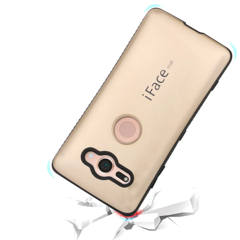 Чехол iFace Mall для Sony Xperia XZ2 Compact H8324 жесткая задняя крышка сверхпрочная Защитная