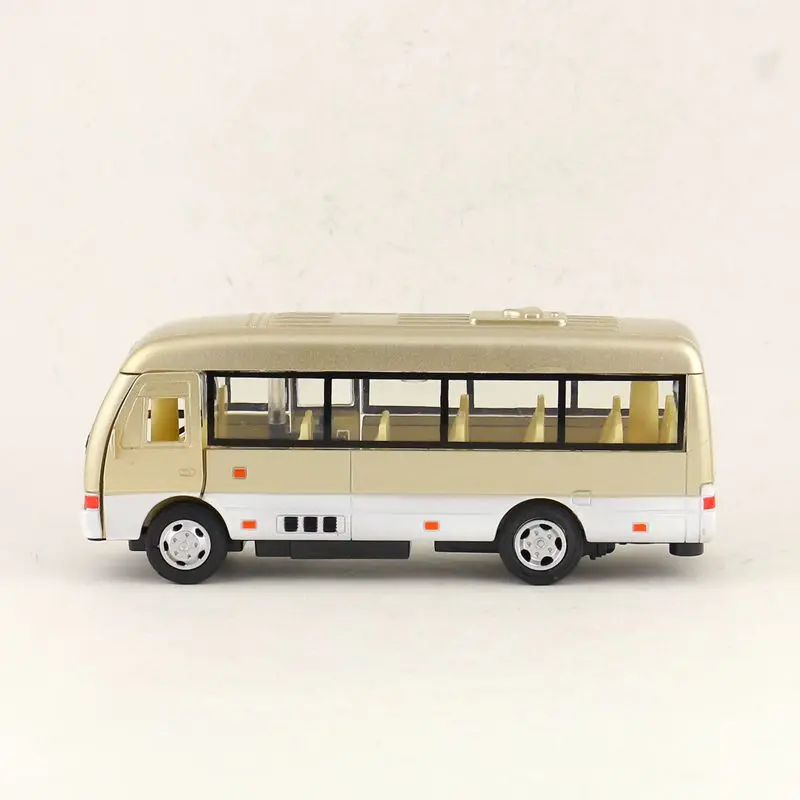 Литье под давлением модель игрушки/TOYOTA Coaster автобус автомобиль/тяга/звук и свет/Набор для обучения/подарок для детей