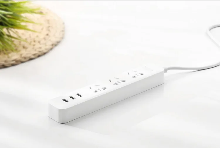 Xiao mi power Strip 3 розетка mi розетка с 3 usb-портами домашняя лента для домашней электроники
