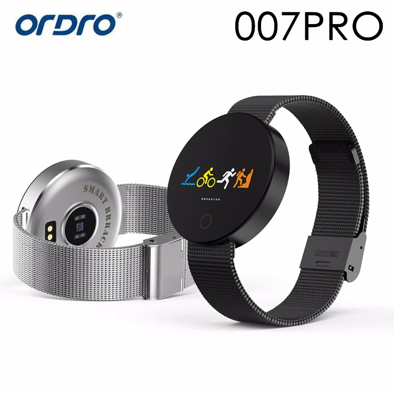 

007PRO IP67 Waterproof Bluetooth Smart Wristband GPS Sport Bracelet Blood Pressure Heart Rate Monitor Calories Fitness Tracker