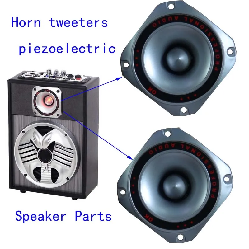 Лидер продаж черный пьезо рожковый твитер сверхмощный аксессуары для динамиков