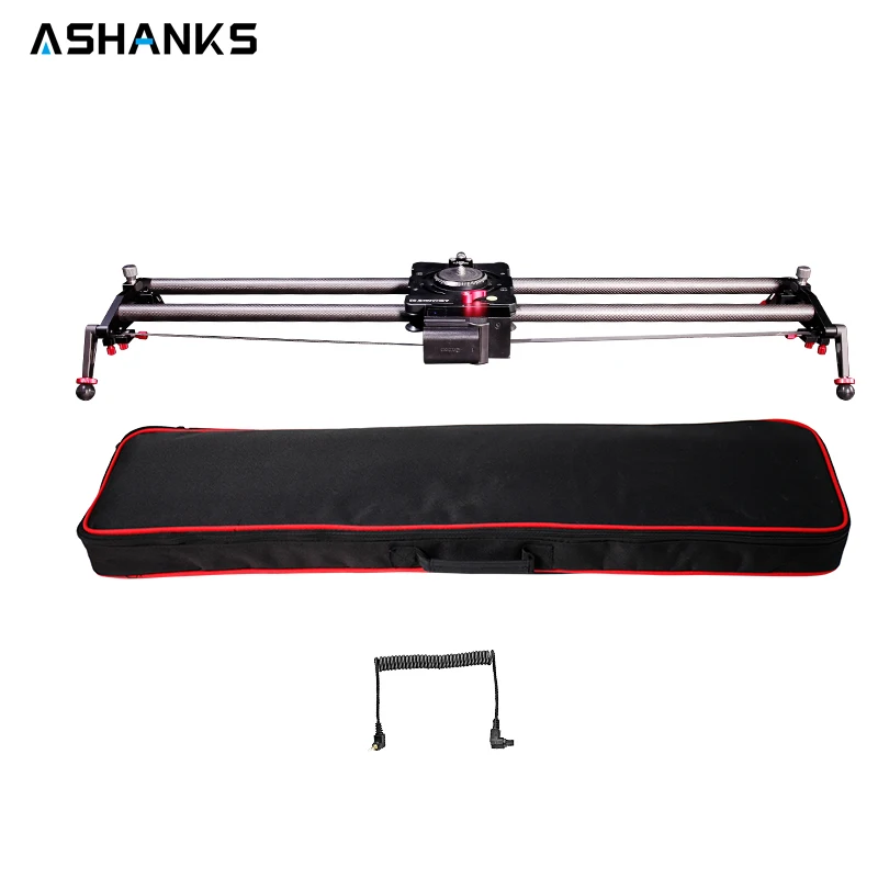 ASHANKS Carbon Camera Slide Follow Focus Pan Моторизованный контроль за электроникой Dolly Slider Track Rail