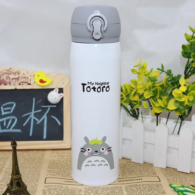 OUSSIRRO TOTORO DORAEMON KITTY чехол, закрытые кружки с бесконечностью, однотонные термосы, кружки, чашки, кухонный инструмент, подарок
