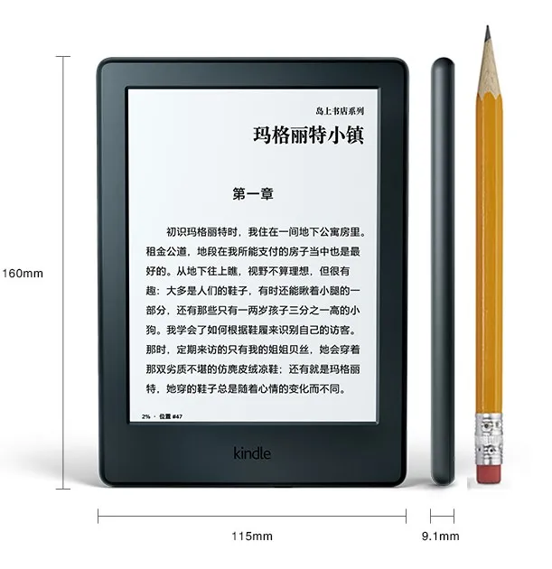 Новый kindle 8 поколения Электронная книга reader 2016 Модель 6 дюймов сенсорный экран wifi