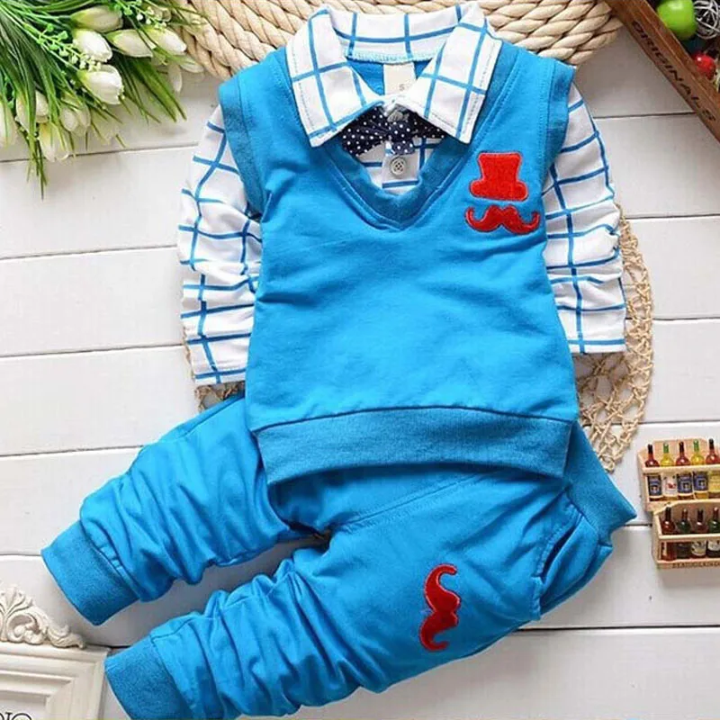 2019 Autumn Boys Clothes Set Cotton 2 Pieces Kids Jackets Baby Boy Long Pants Winter Children Sets for | Детская одежда и обувь