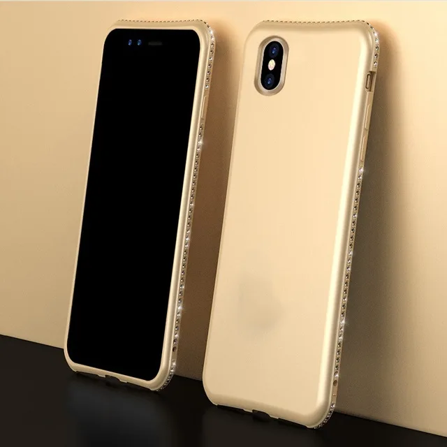 Роскошный чехол для телефона для iphone XS, XR, XS, MAX, Блестящий Бриллиант, мягкий силиконовый чехол из ТПУ для iphone X, 5, 5S, SE, 6, 6s Plus, 7, 8 Plus, чехол - Цвет: as picture show