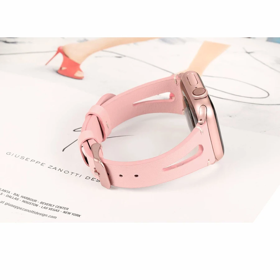 Кожаный ремешок для наручных часов для Apple Watch 42 мм/44 мм 38 мм/40 мм, версия 1/2/3/4 с цветочным принтом наручные браслет для наручных часов iWatch, ремешок Пояс
