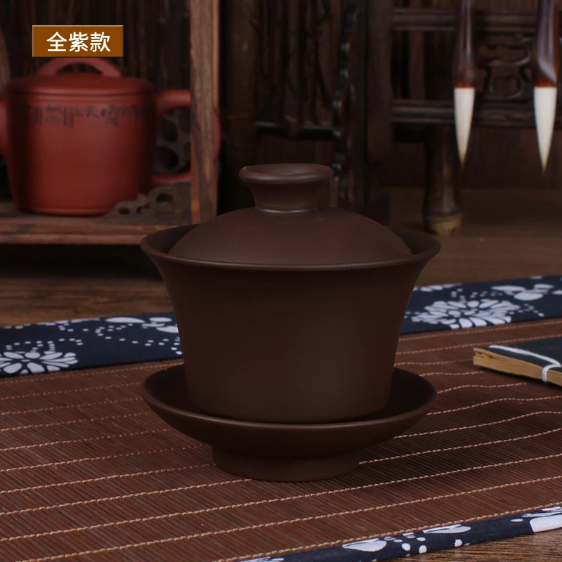 Керамическая чайная чашка Chinease чайный набор кунг-фу Gaiwan чайные аксессуары кунгфу чай 150 мл Gaiwan чашки C - Цвет: D