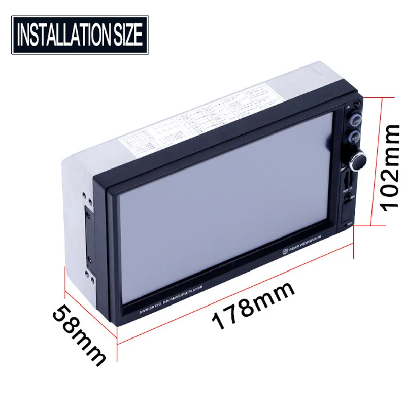 Авто Высокое разрешение автомобиля радио в автомагнитолах 7 дюймов автомобиль MP4