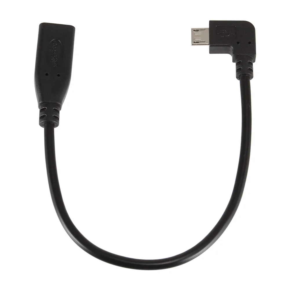 Кабель-удлинитель Micro USB 90 градусов 20 см | Электроника