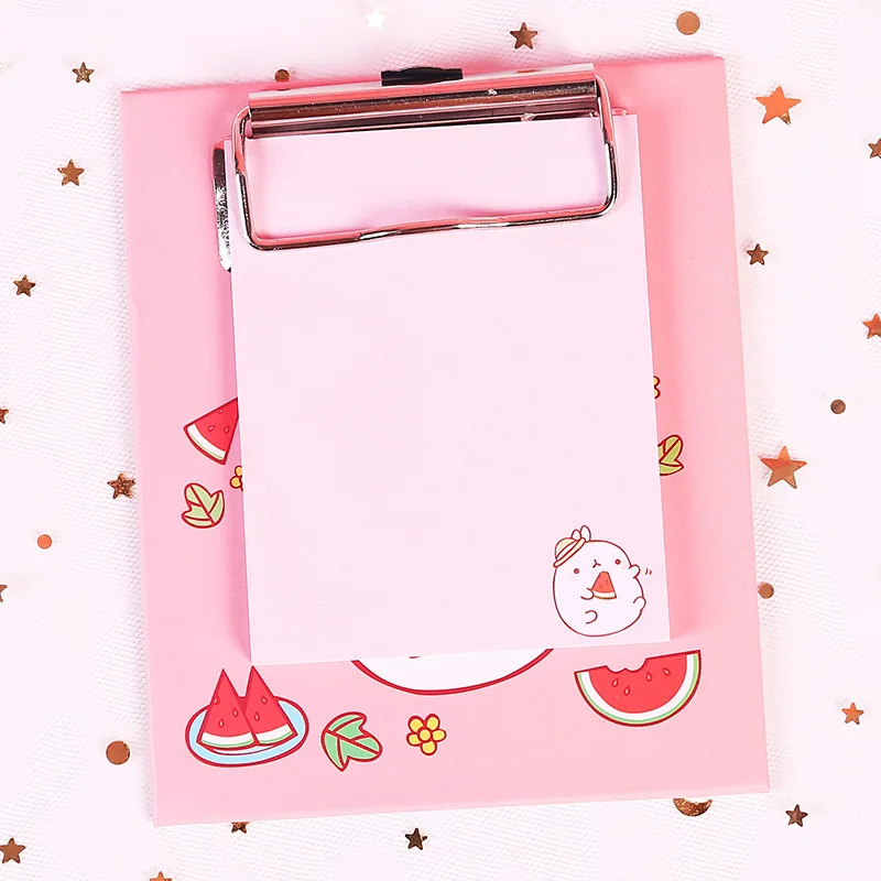Hot Sale Cute Mini Clipboard Fruit Memo Pads Creative Office Planner Sticker Paper Stationery School Supplies Students Gift