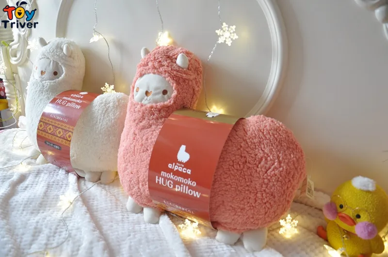 Kawaii Alpacas овечья овечка Подушка плюшевая кукла мягкая игрушка тройник для