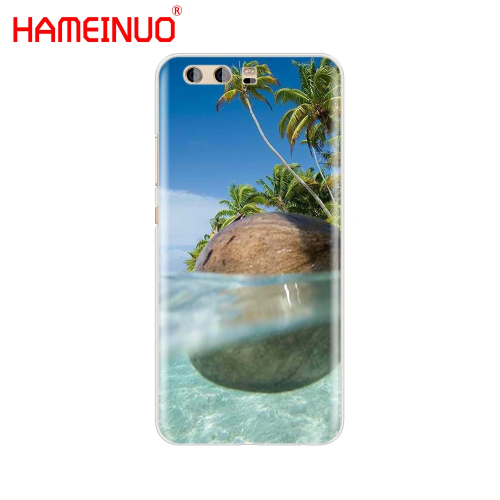 HAMEINUO кокосовый на пляже чехол для телефона huawei Ascend P7 P8 P9 P10 P20 lite plus pro G9 G8 G7