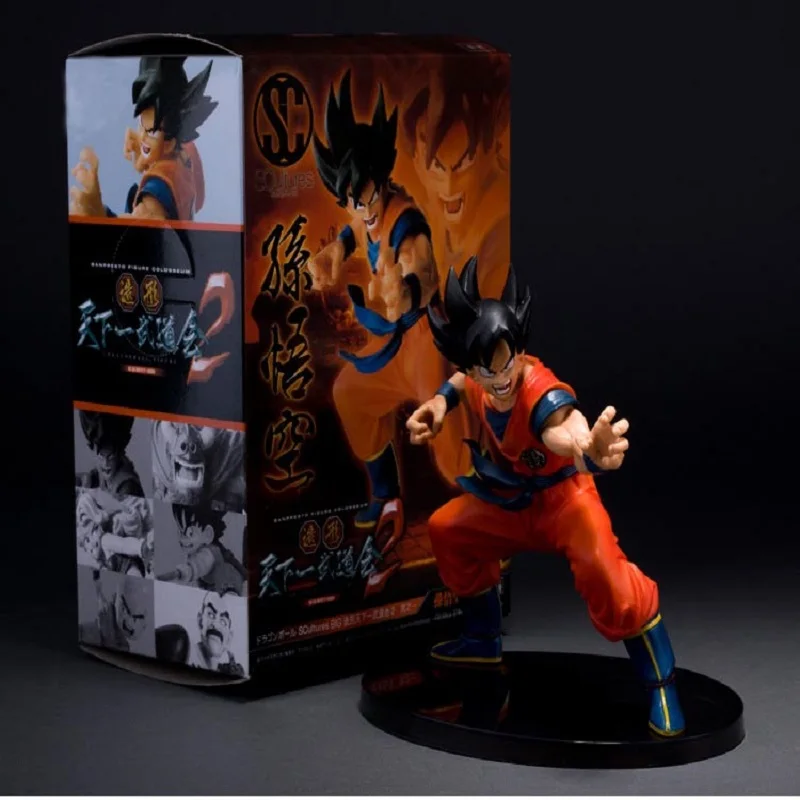 Драконий жемчуг Z Tenkaichi Budokai Son Goku ПВХ фигурка модель игрушки Супер Saiyan DIY дисплей