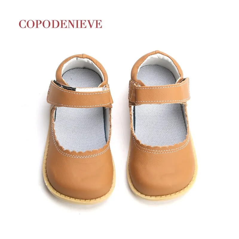 COPODENIEVE/; Винтажная обувь на плоской подошве для маленьких девочек; обувь Mary Jane из натуральной кожи для маленьких детей; цвет розовый, белый, черный; модельные туфли