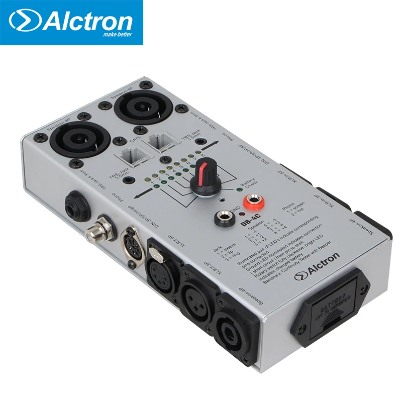 Alctron DB 4C профессиональный кабель тестер детектор аудио сетевого кабеля