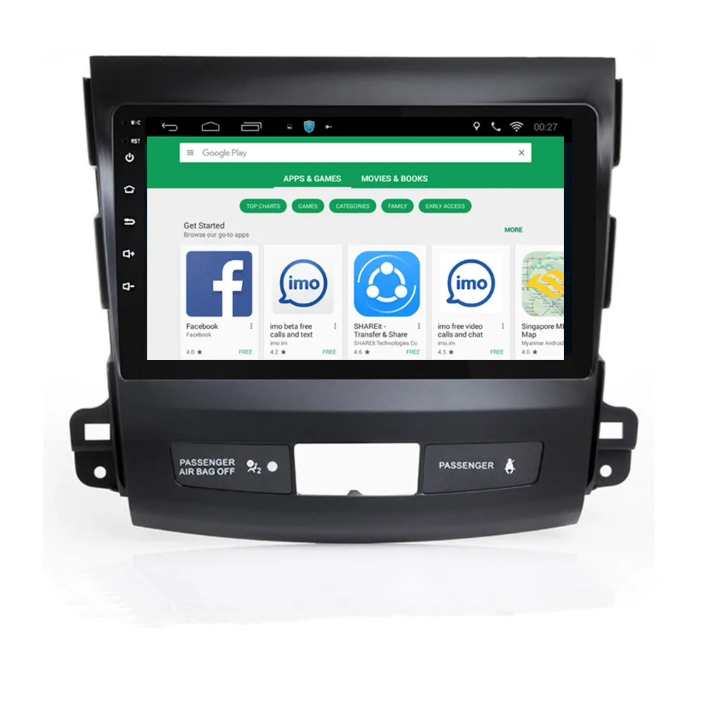 Автомобильный GPS навигатор CHOGATH 2 din Android 9 0 для Mitsubishi Outlander 2006 2014/Peugeot 4007/Citroen C Crosser с