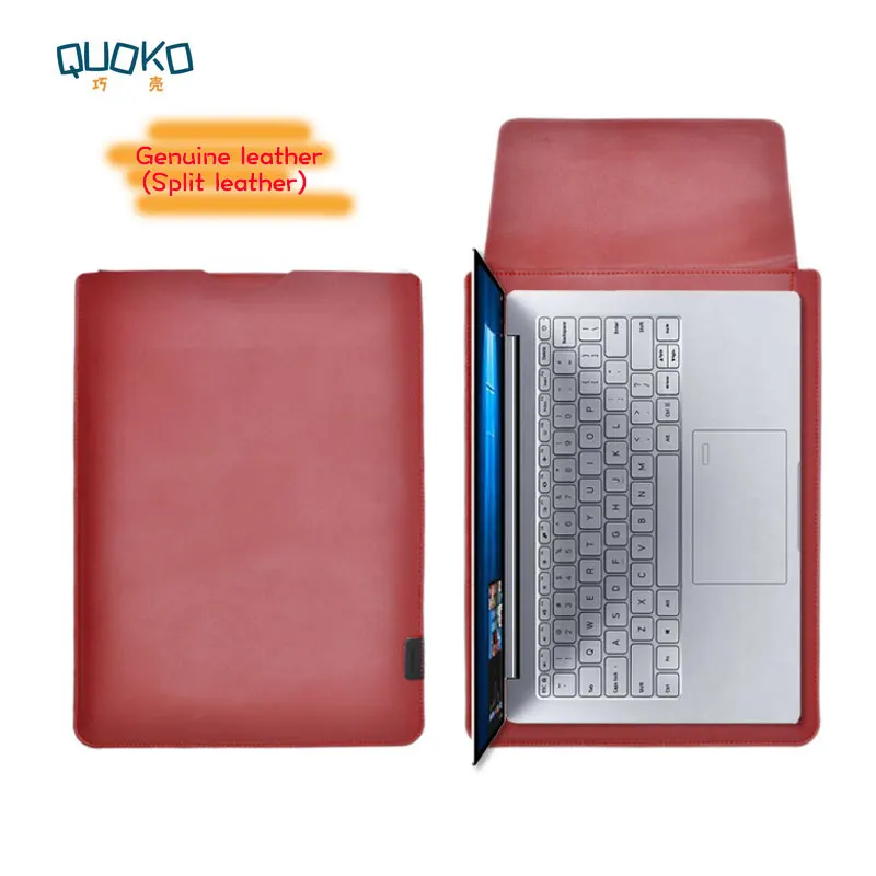 Чехол ультратонкий из натуральной кожи для HP Envy X360 13 15 2018|Сумки и чехлы ноутбуков|