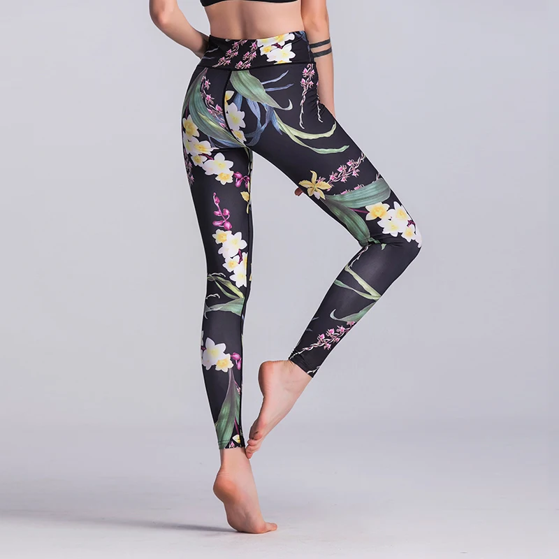 Women High Waist Leggings Sexy Yoga Pants Hollow Out Workout Active Tights Gym Trousers Joggers Fitness | Спорт и развлечения