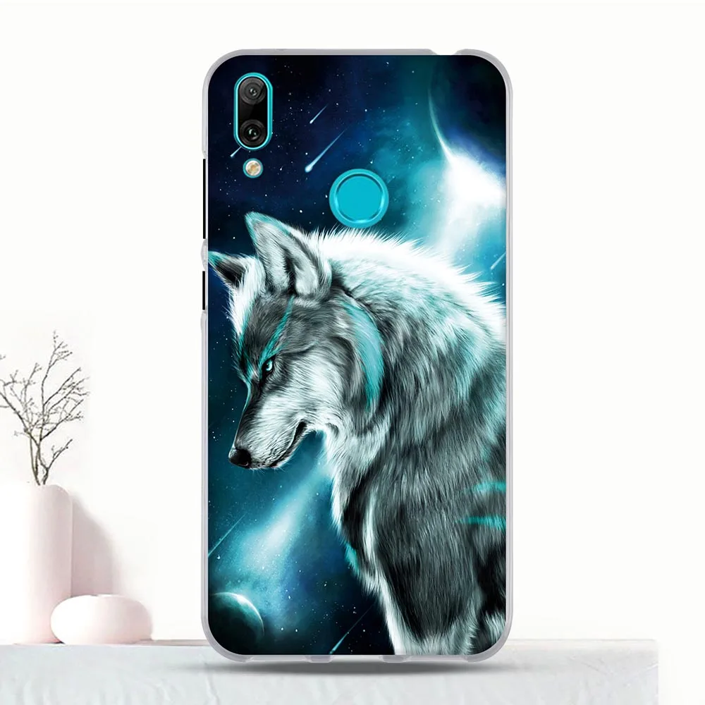 Для huawei Y7 Prime чехол TPU для huawei Y7 чехол-бампер huawei Y7 силиконовый чехол Funda 3D принт мультфильм