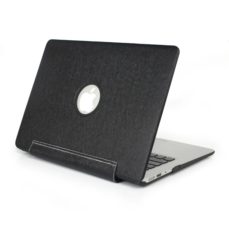 Элегантный PU шелковая кожа чехол для ноутбука Macbook Air Pro с retina 11 12 13 15 дюймов новый