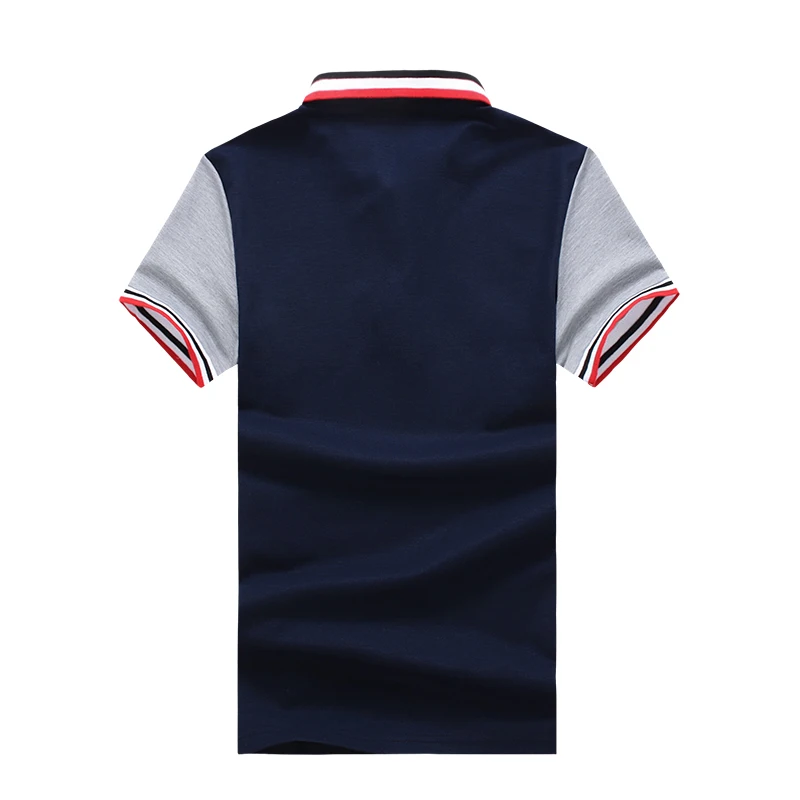 2018 New US/EU size Stripe Rib Collar Men Polo Shirts 4 Colors Casual Spring Summer Men's Short Sleeve Drop Ship | Мужская одежда