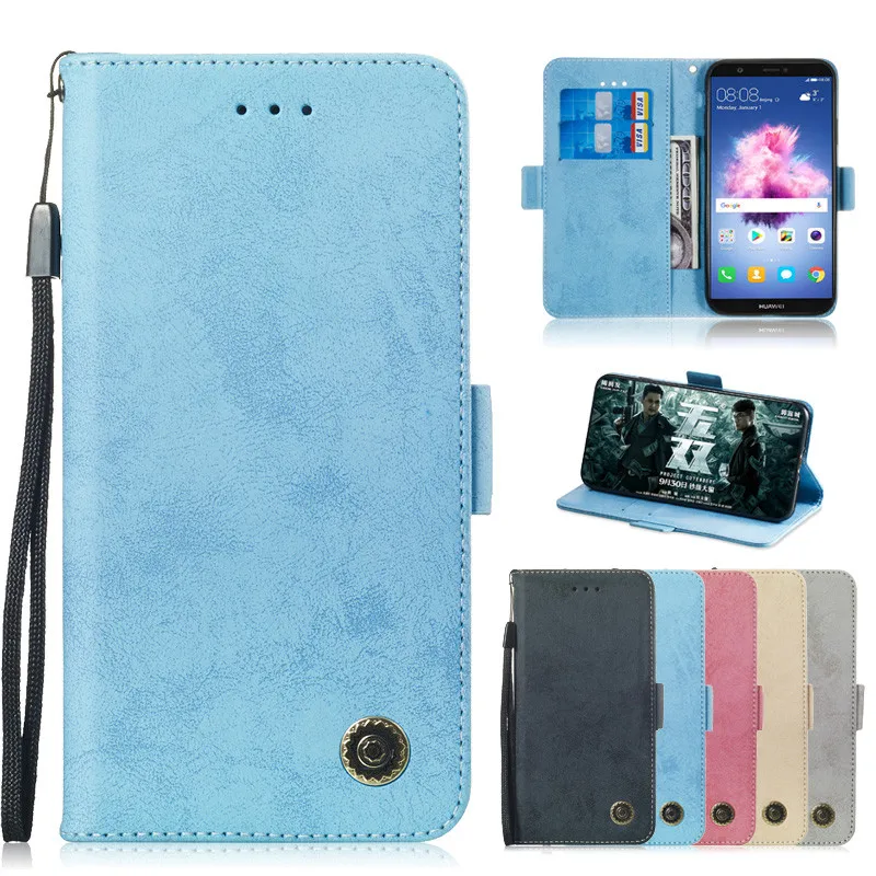 Honor 7A чехол 5 45 &quotФлип раскладный кожаный на СПС Fundas huawei DUA L22 Coque Y5 2018 футляр чехлы