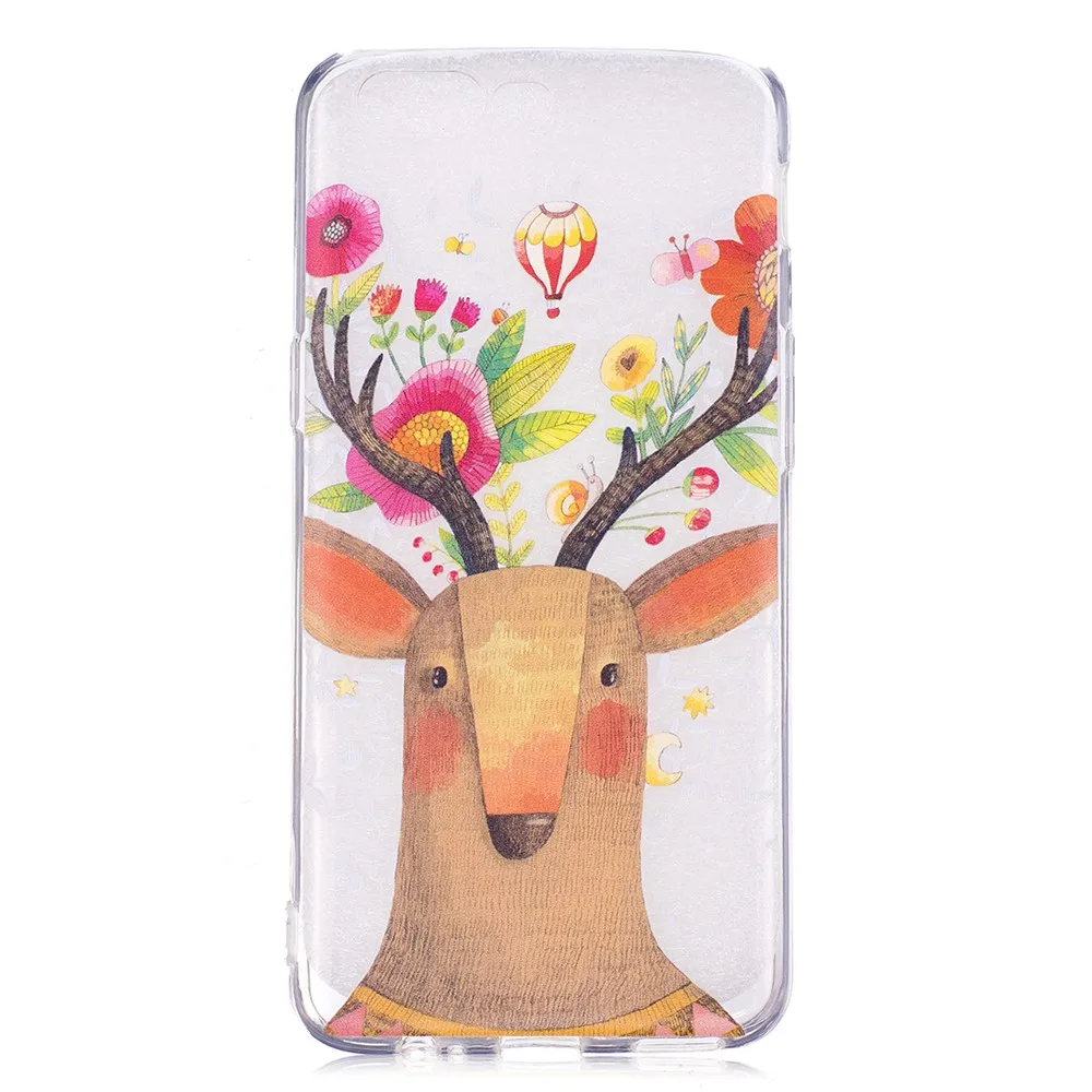 Fitted Case for OnePlus 5 OnePlus5 luxury soft TPU Silicone Cover mobile Phone One Plus A 5000 1Plus5 painted Capa |