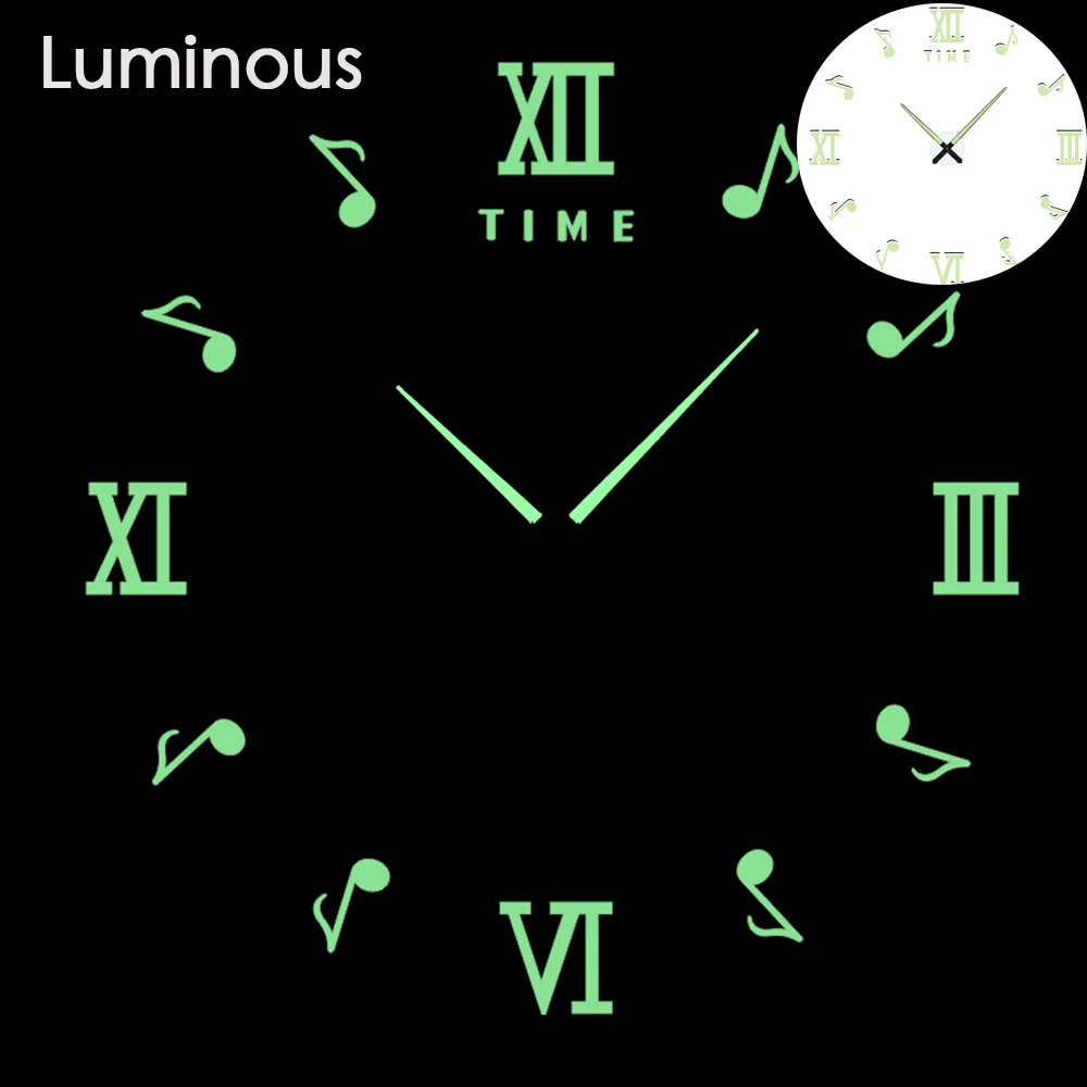 wall clock 24 27 различных дизайнов светящиеся настенные часы современный дизайн настенные цифровые большие Big3D DIY модные Saat Reloj Horloge klok - Цвет: wall clock 24
