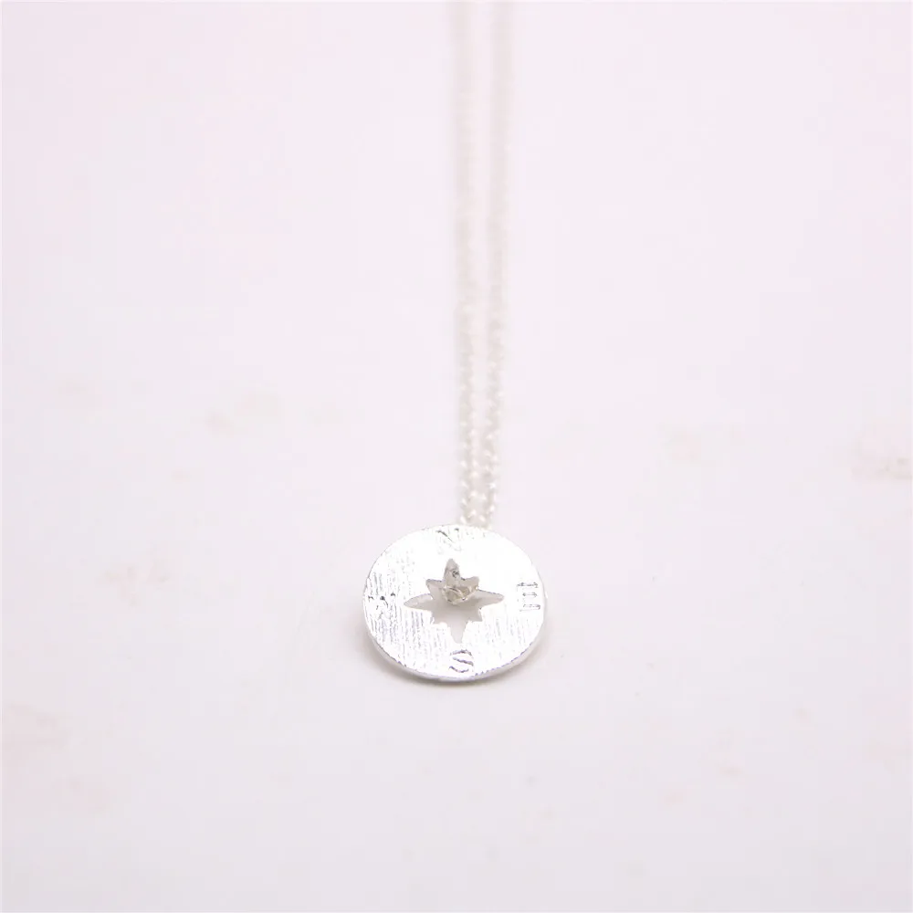 Модные ожерелья простое ожерелье с дизайном Компас Для женщин |compass necklace|fashion