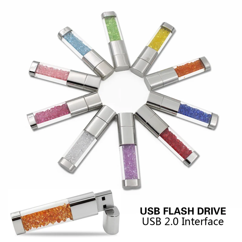 Новинка TECHKEY губная помада usb флеш накопитель 64 ГБ флешка память memoria cel 32 16 8 4 Гб