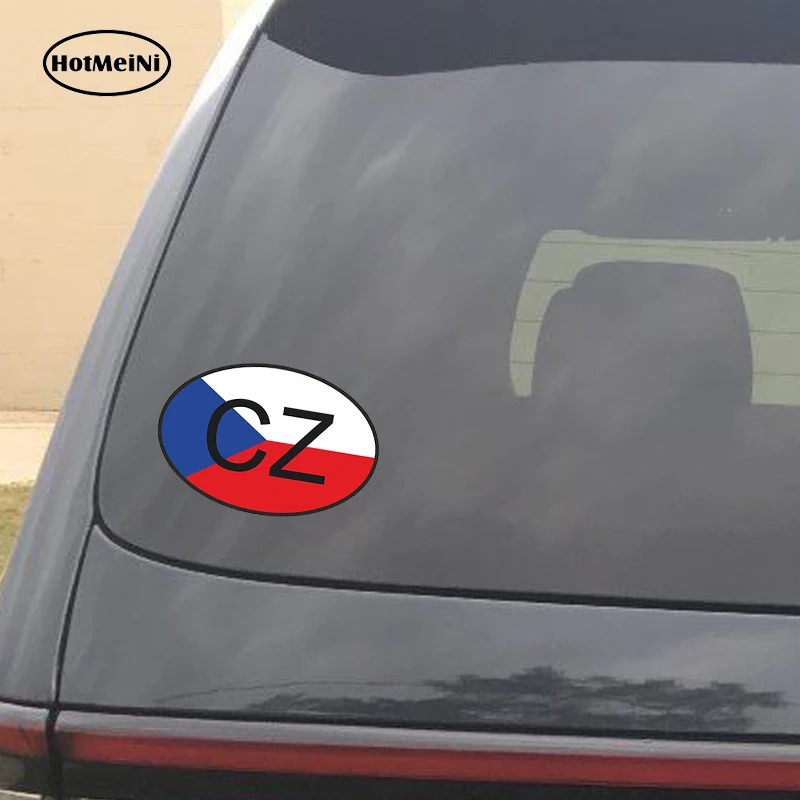 HotMeiNi 13 см x 9 1 Стайлинг автомобиля Cz Чешская Республика код страны Овальный с