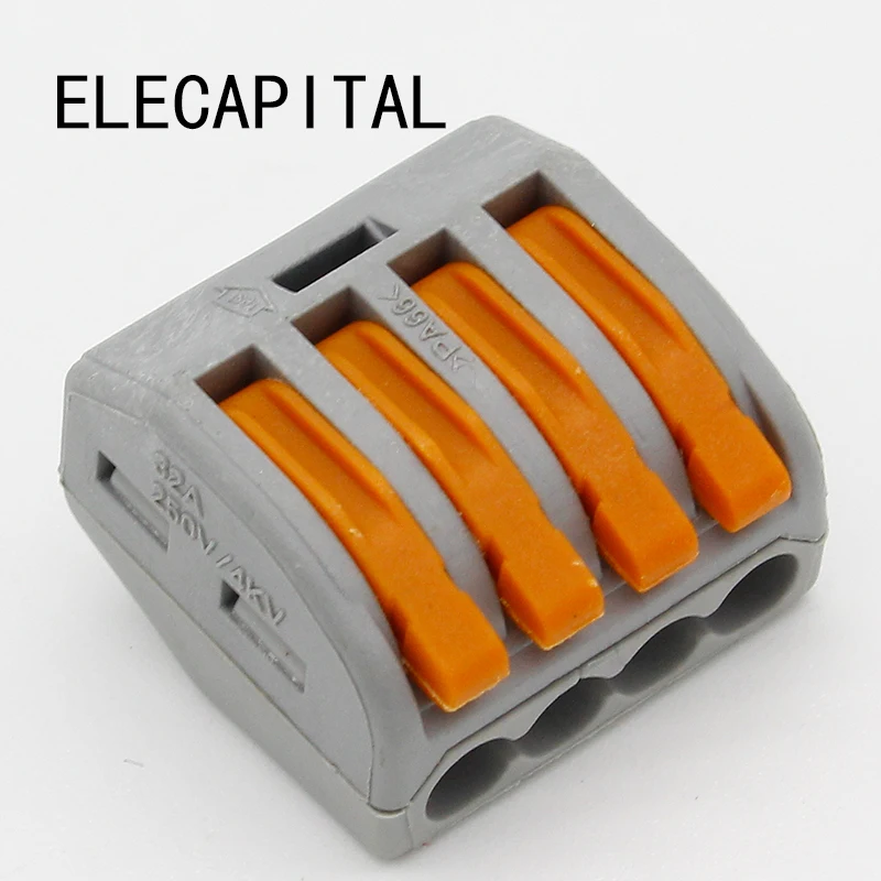 Бесплатная доставка 10 шт. Универсальные Компактные разъемы для проводной