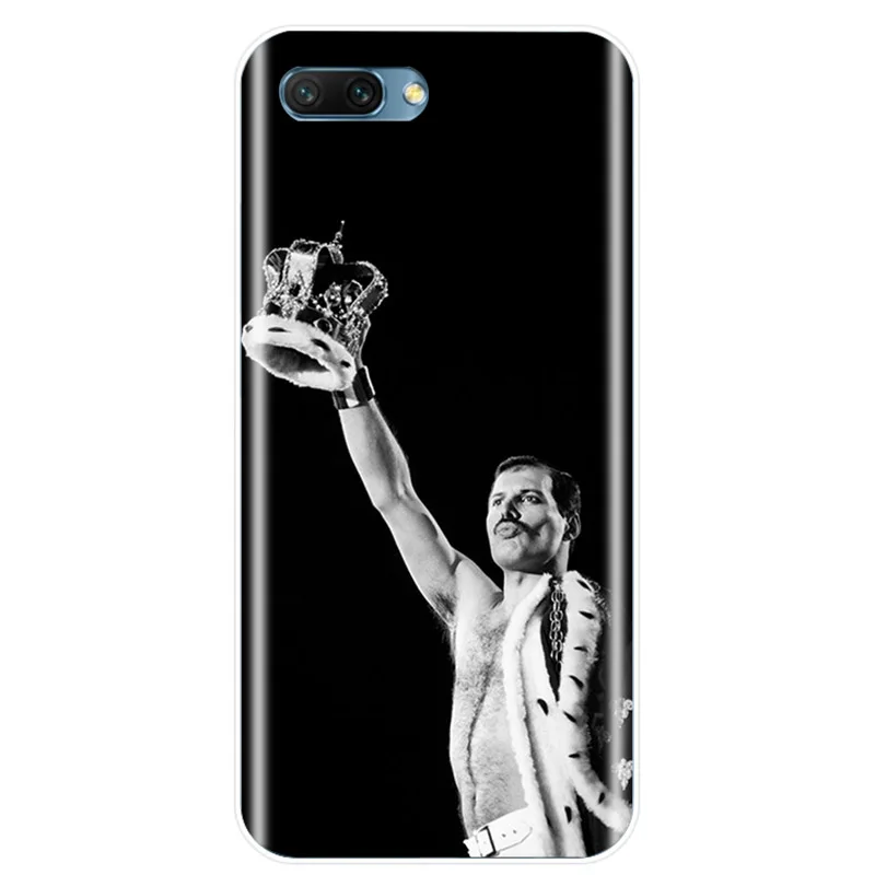 Чехол Freddie Mercury Queen band мягкий силиконовый чехол для телефона Huawei Honor 8C 9 10 V10 NOTE10 lite