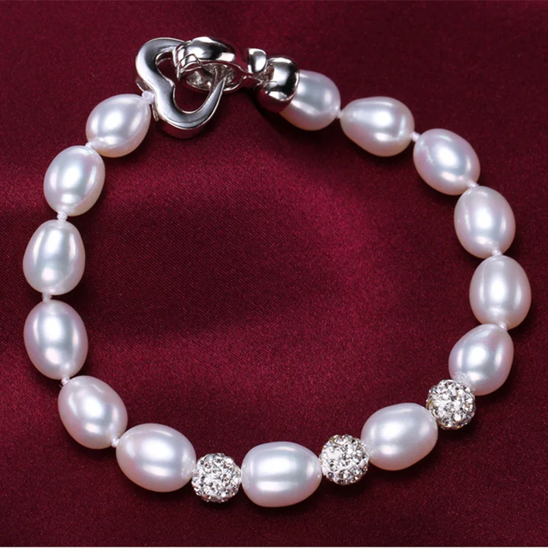 Женский браслет с натуральным жемчугом 8 9 мм|bracelets for|natural pearl braceletpearl bracelet |